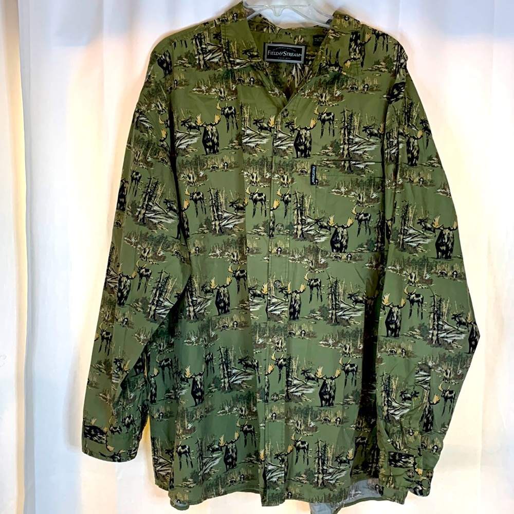 2/$20 Field & Stream 2XL Moose Shirt